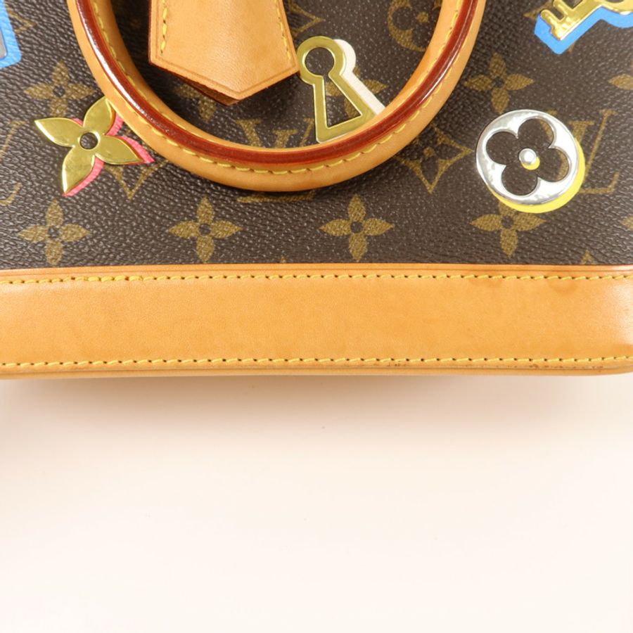 LOUIS VUITTON Monogram Love Lock Alma BB手挽肩背兩用袋-16
