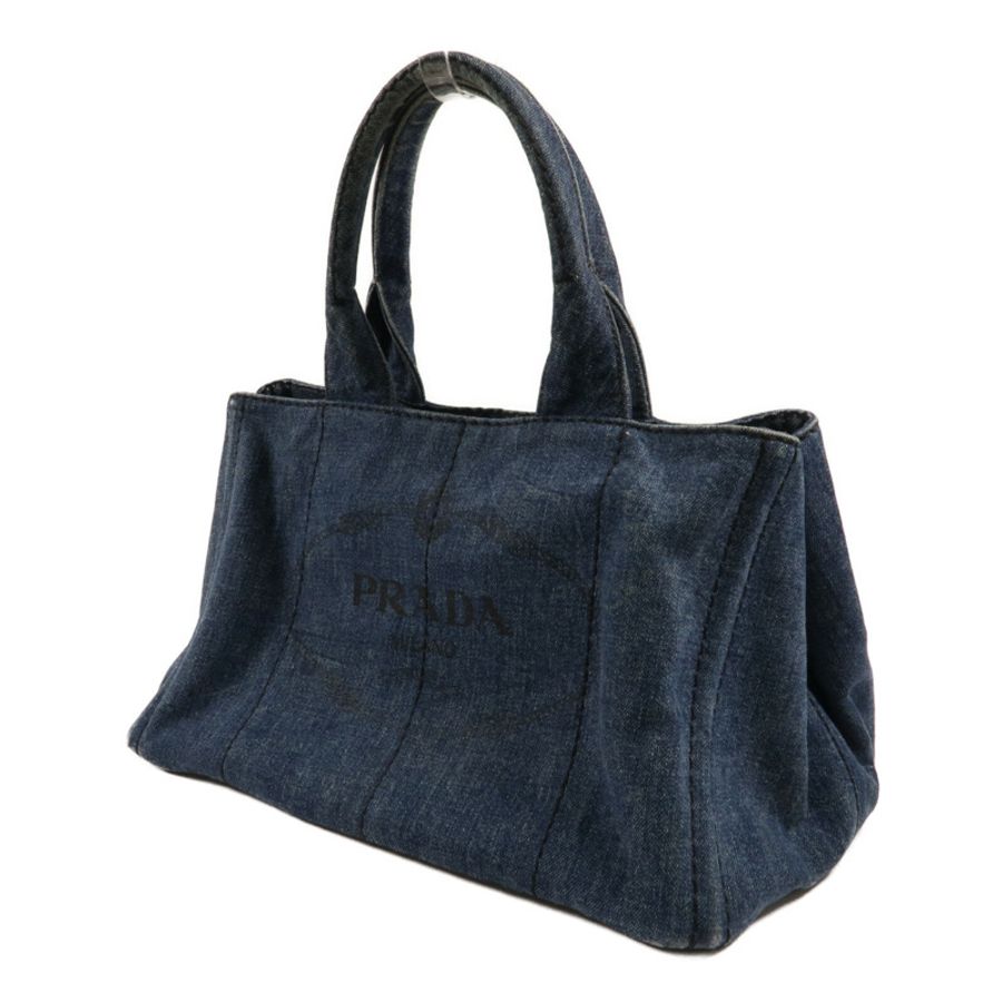 PRADA 牛仔布Tote Bag手挽袋-1