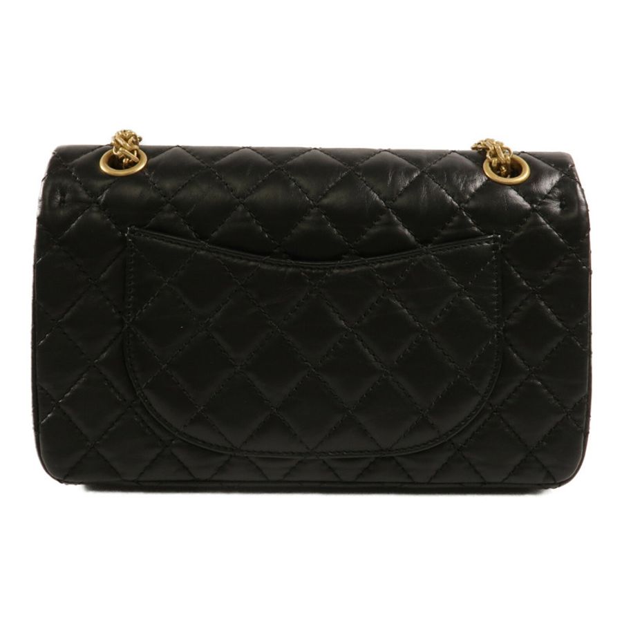 CHANEL 牛皮皮革2.55 Small鏈帶手挽肩背兩用袋-2