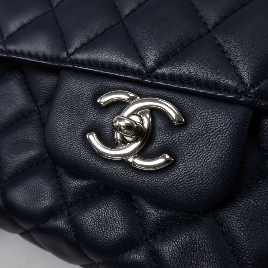 CHANEL 羊皮皮革Shoulder Bag鏈帶肩背袋-6
