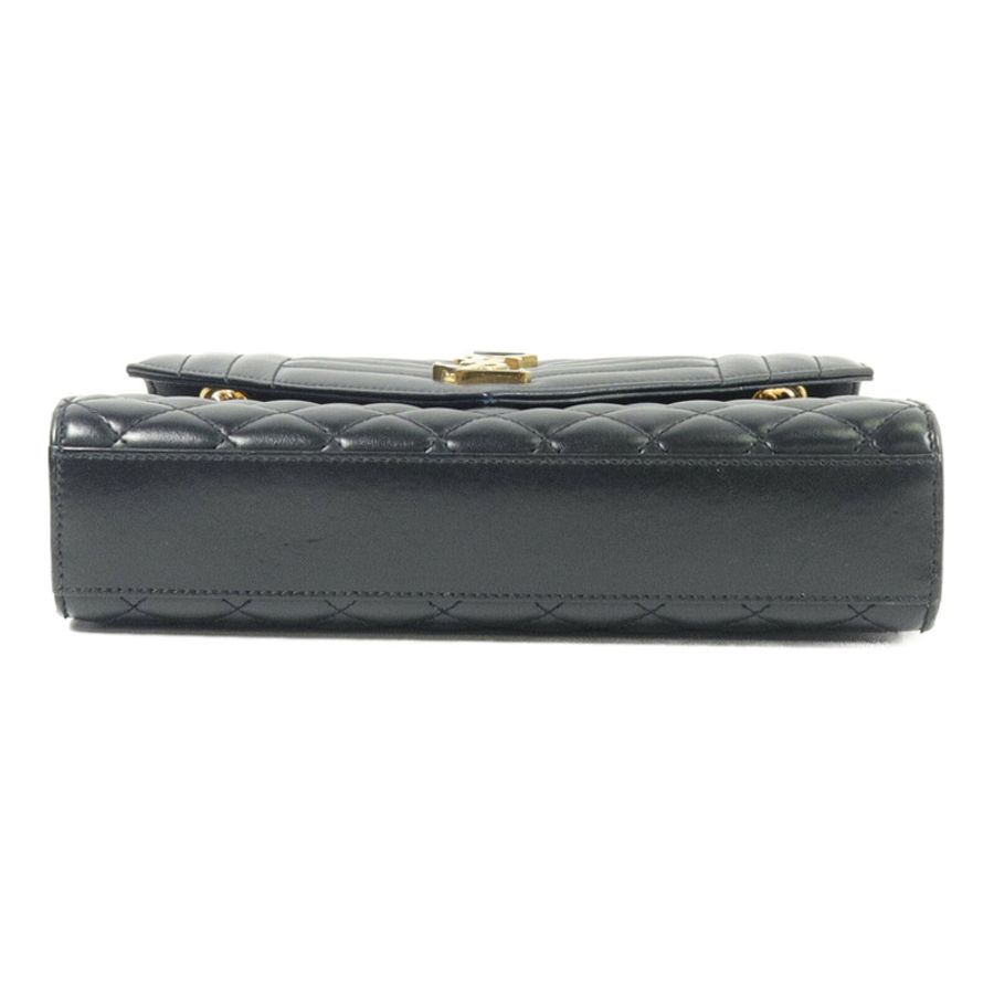 SAINT LAURENT 牛皮皮革Envelope Medium鏈帶肩背袋-3