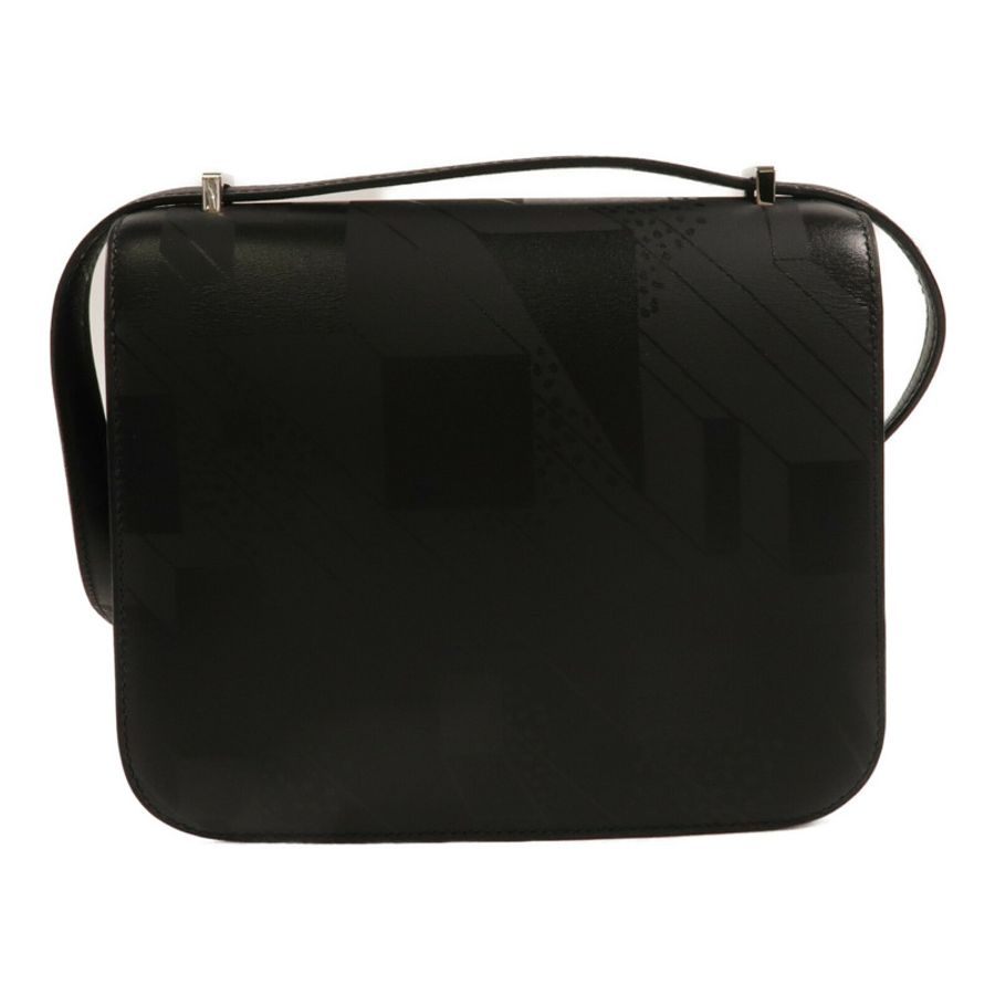 HERMES Sombrero皮革Mini Constance On A Summer Night肩背袋Noir-2