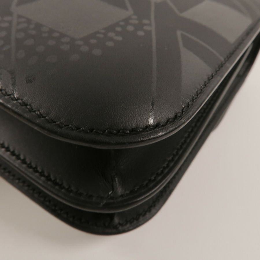 HERMES Sombrero皮革Mini Constance On A Summer Night肩背袋Noir-13