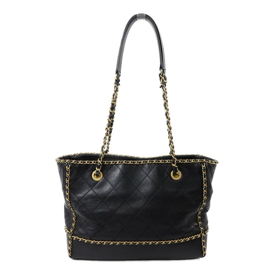 CHANEL 牛皮皮革Chain Shoulder Bag肩背袋-1