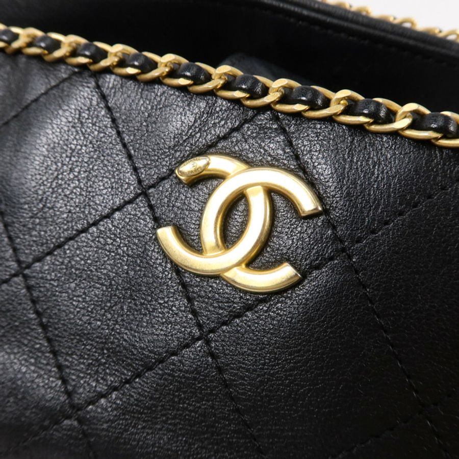 CHANEL 牛皮皮革Chain Shoulder Bag肩背袋-5