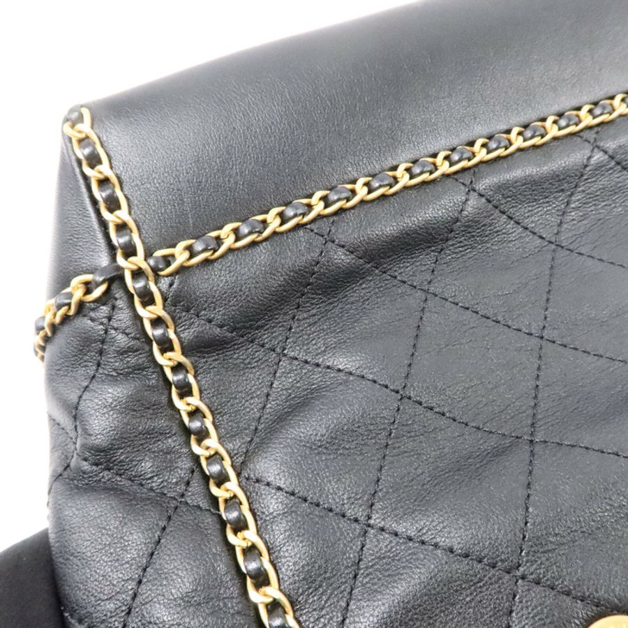 CHANEL 牛皮皮革Chain Shoulder Bag肩背袋-15