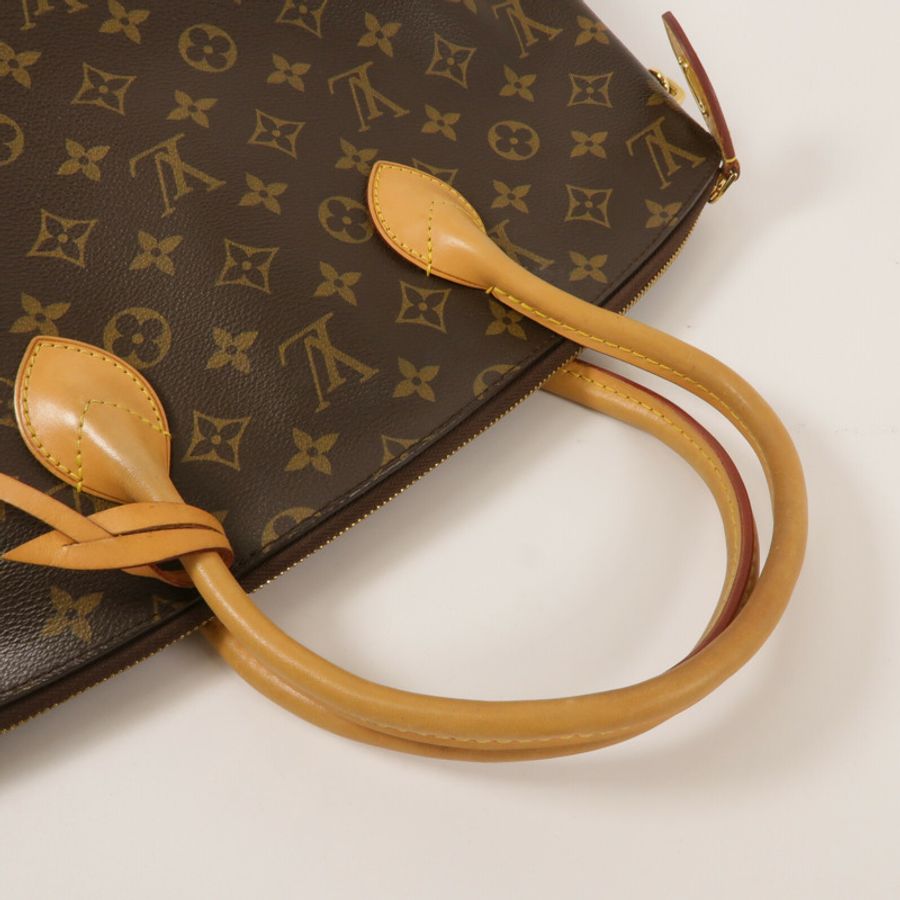 LOUIS VUITTON Monogram Lockit MM手挽袋-9