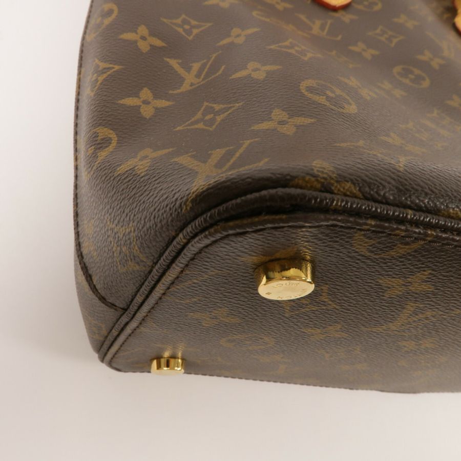LOUIS VUITTON Monogram Lockit MM手挽袋-13