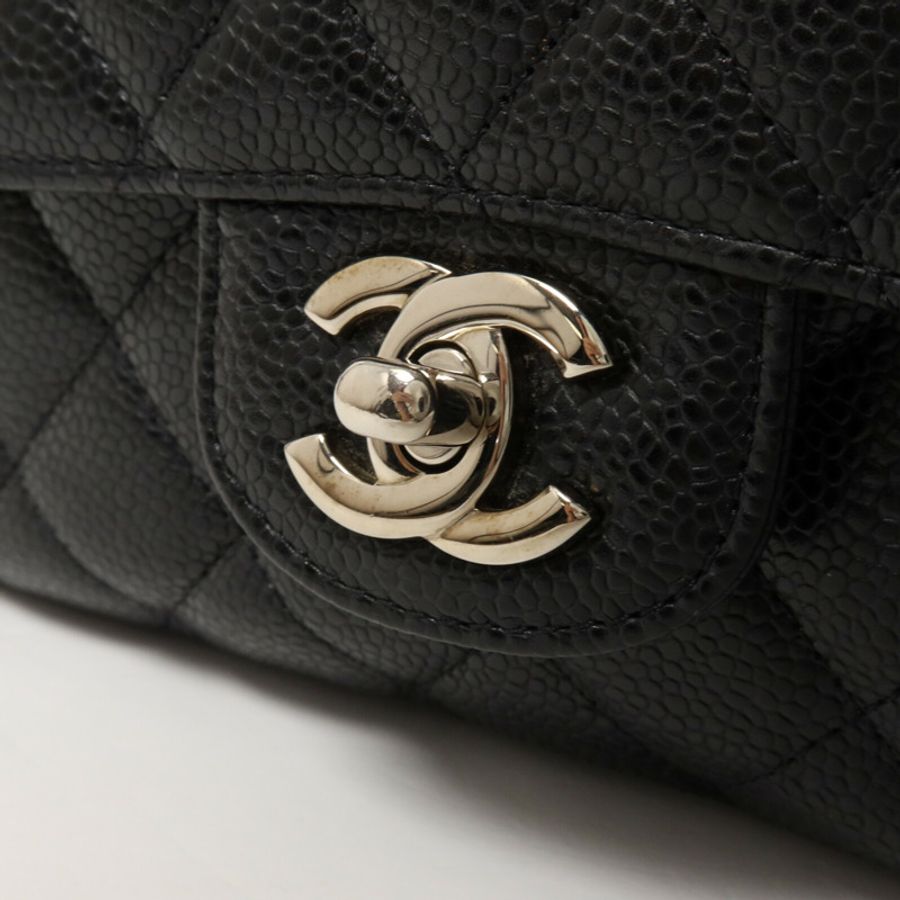 CHANEL 牛皮皮革Classic 25鏈帶肩背袋-10