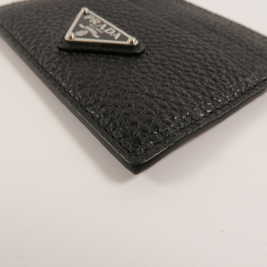 PRADA 牛皮皮革Leather Card Holder卡片套-10