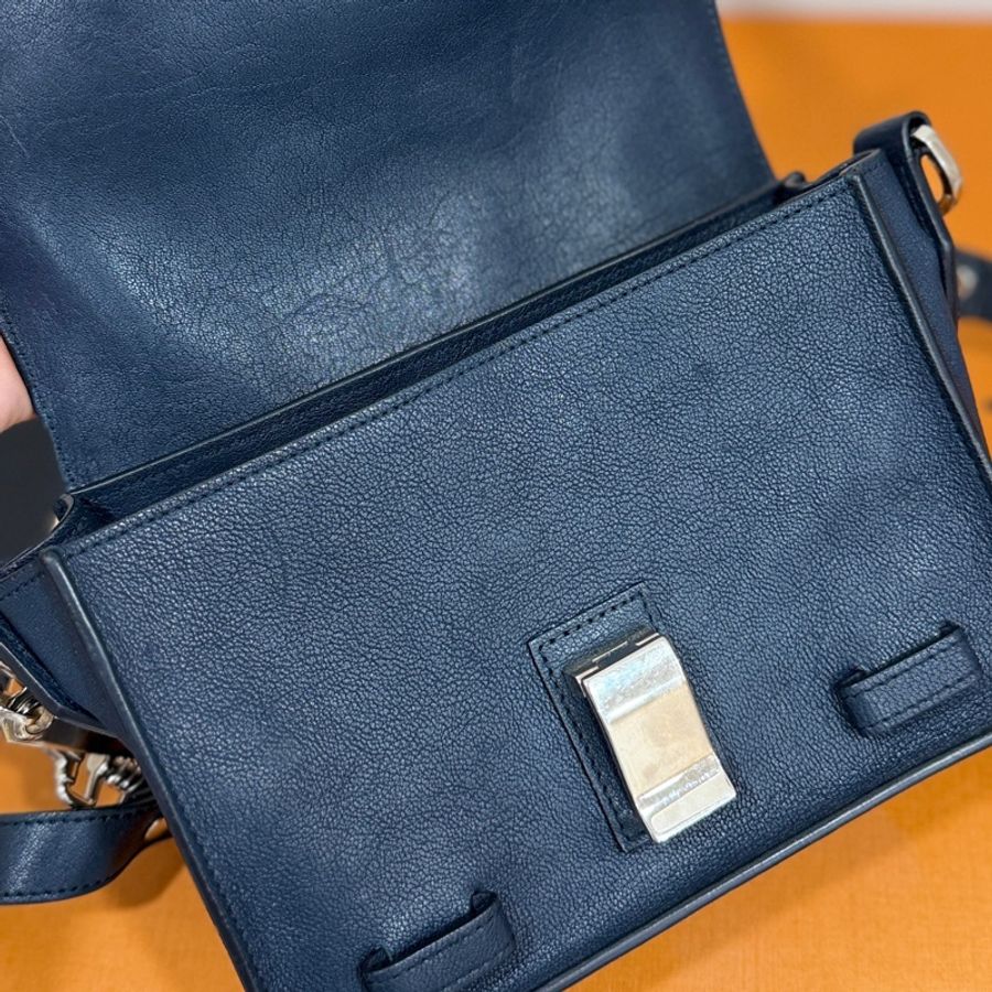 Proenza Schouler PS1 Pouch mini 深藍 肩背包 斜背包 側背包 手提包-29