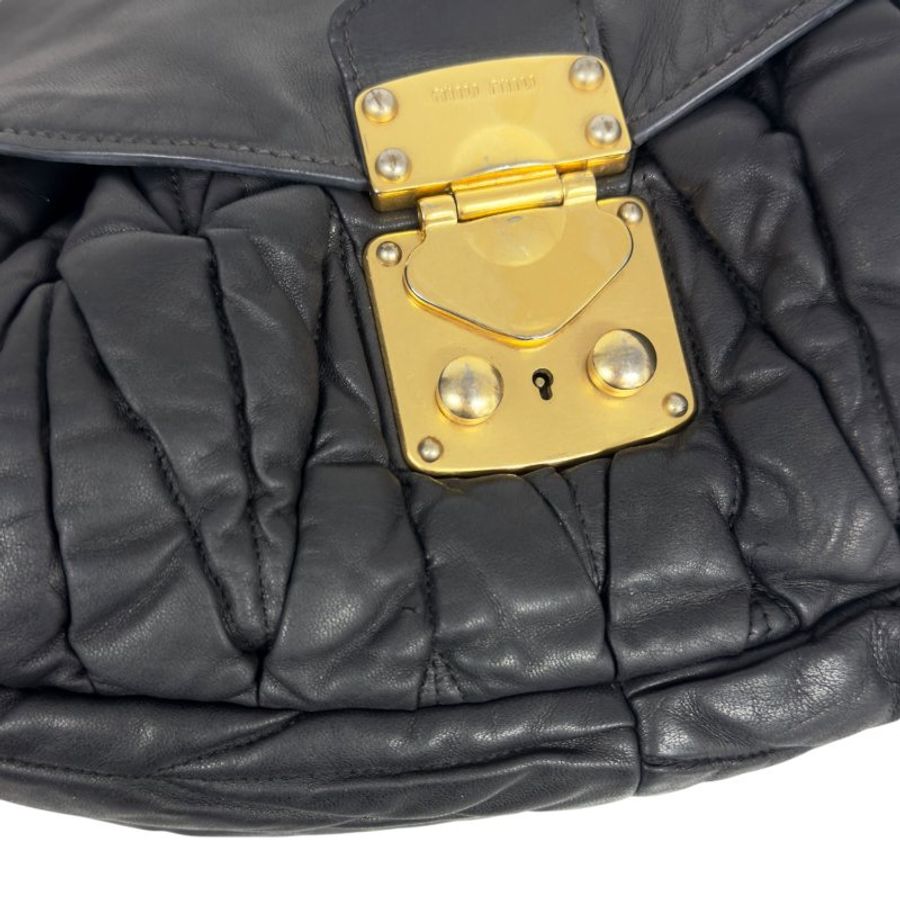 MIU MIU Matelassé 皺摺 2用袋-5