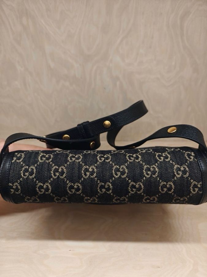 古馳 Gucci 1955系列 丹寧黑花-7