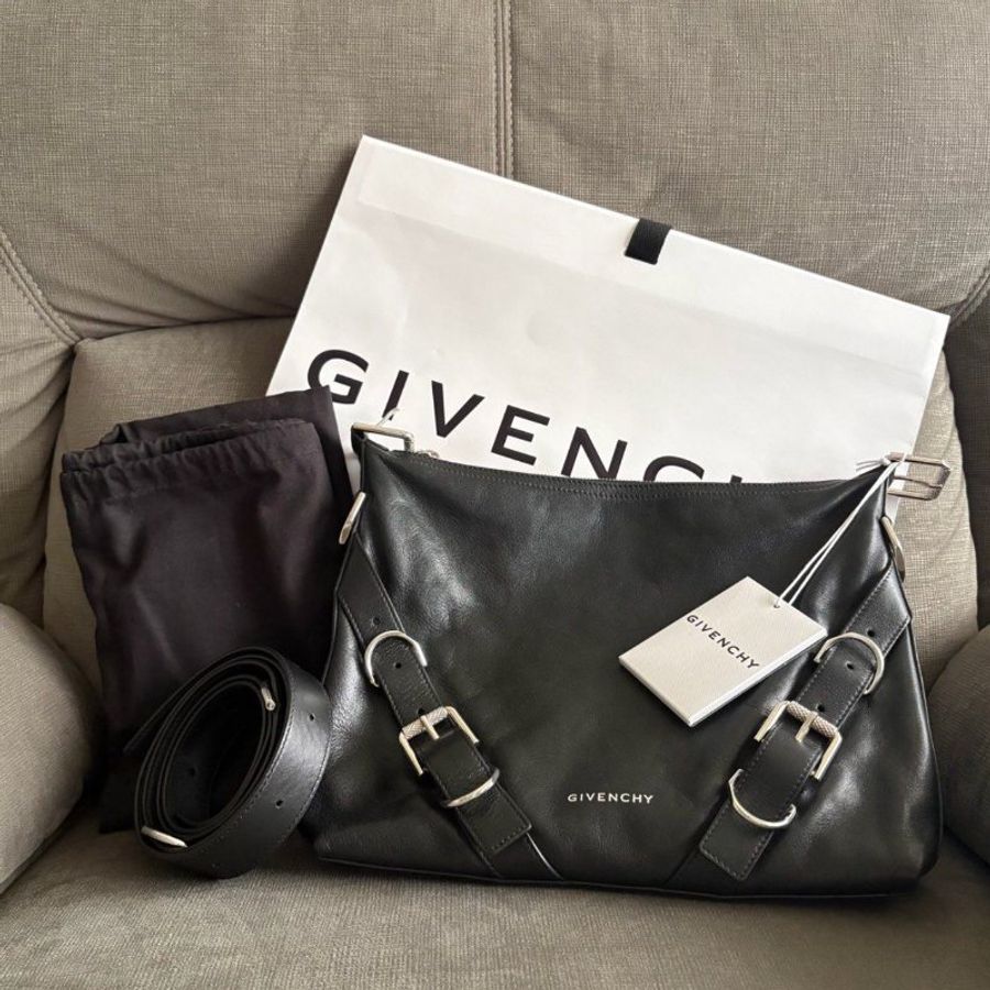 【 GIVENCHY紀梵希 】Voyou bag_側背包/皮革包/精品包/肩背包_black(黑)-1