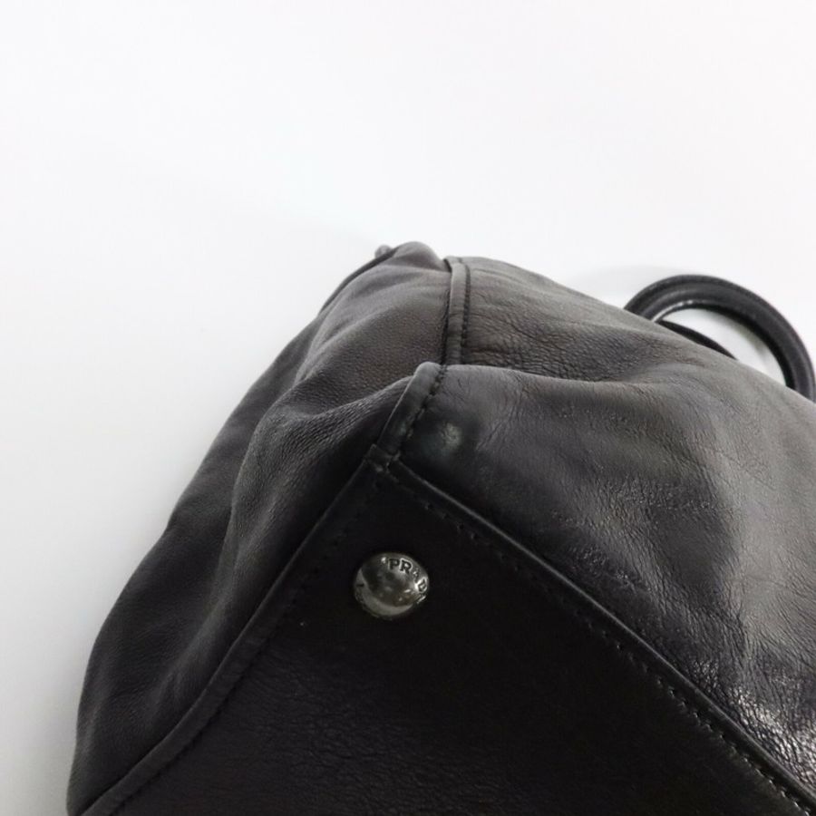 PRADA 牛皮皮革2 Way Shoulder Bag手挽肩背兩用袋-10