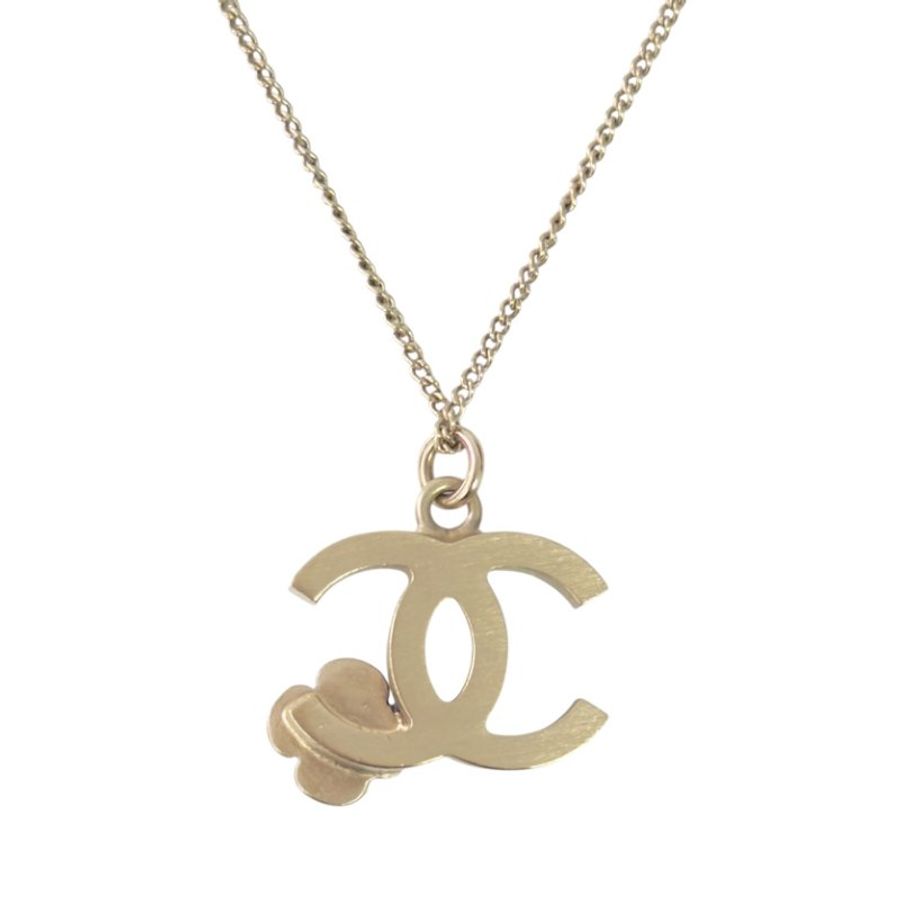 CHANEL CC 山茶花 頸鏈-7