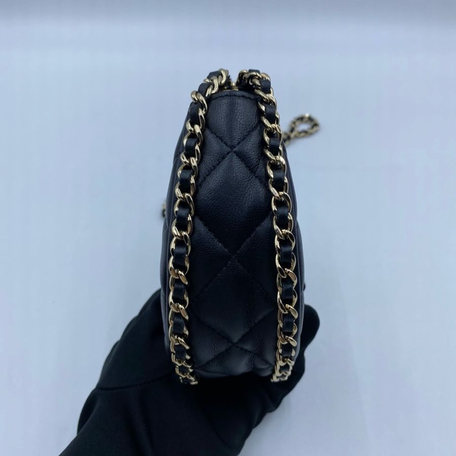 Chanel香奈兒 23P 月亮流浪Hobo mini包 尺寸:14*5.5*11.5 配件:無附件 。-6