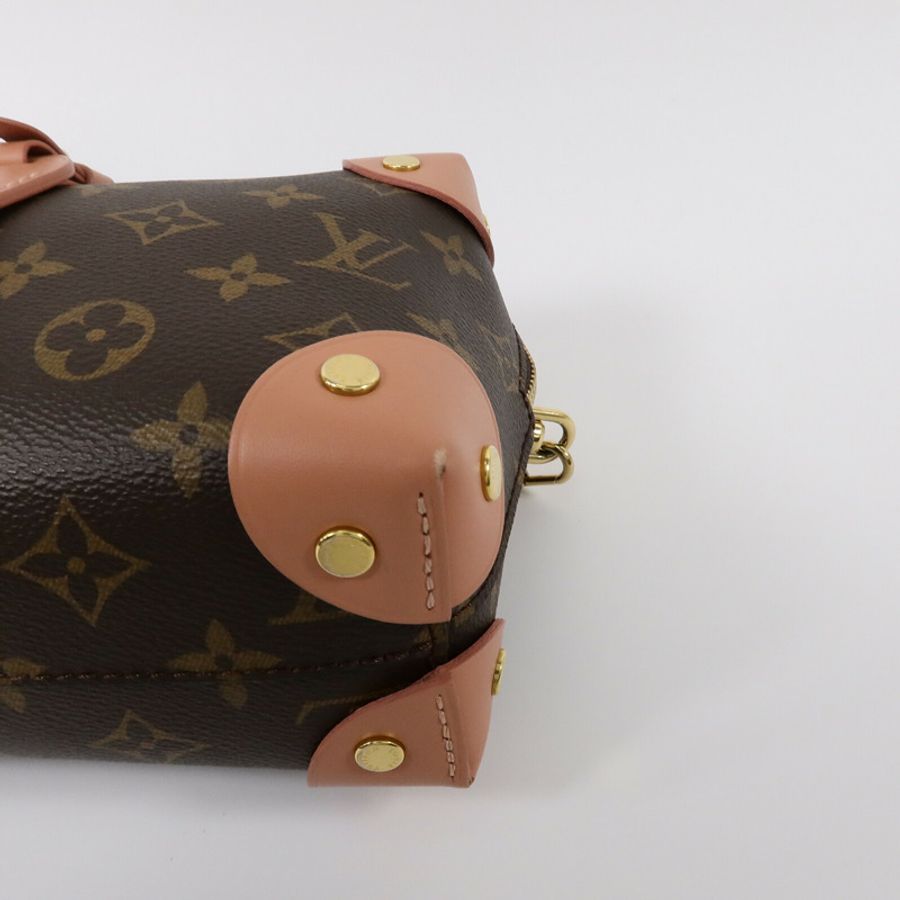 LOUIS VUITTON Monogram Petite Malle Souple手挽肩背兩用袋-9