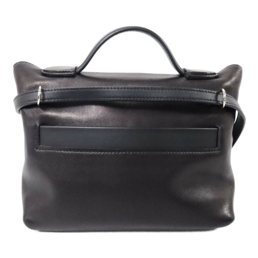 HERMES Volupto皮革24/24 Mini手挽肩背兩用袋Noir-1