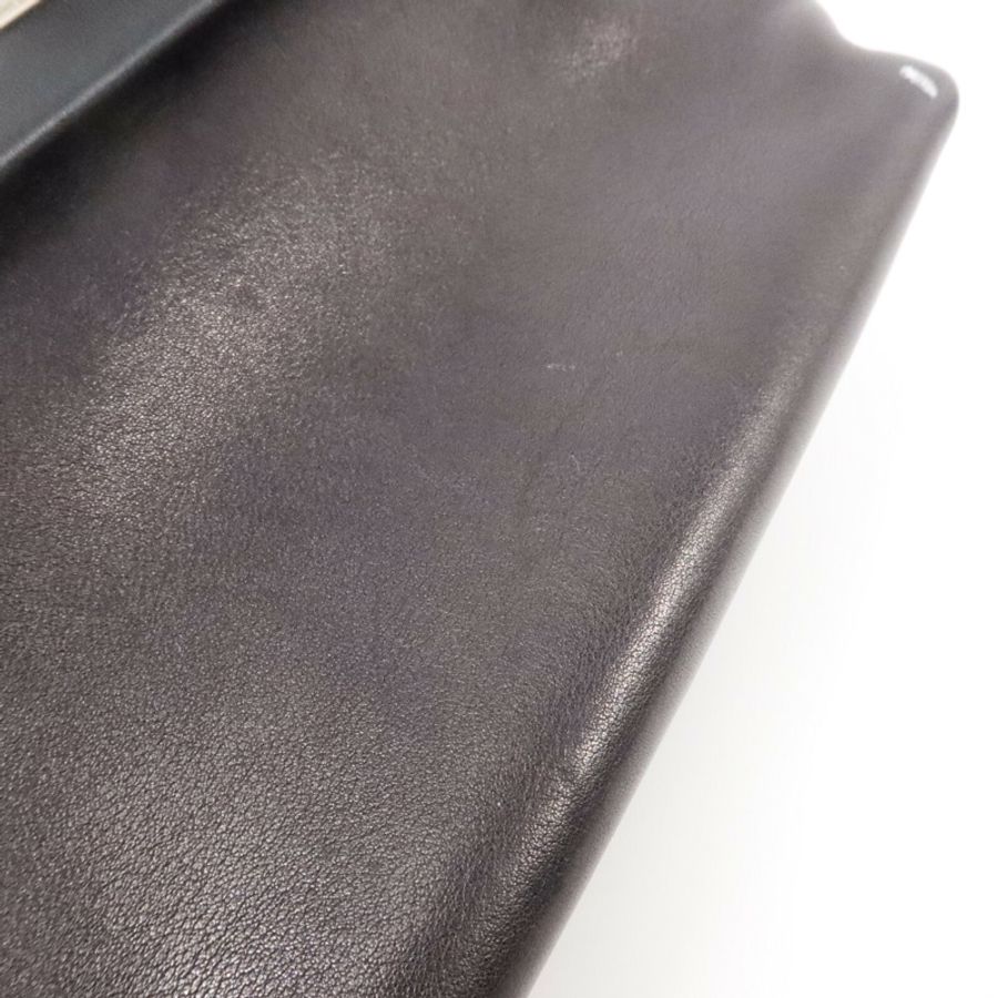 HERMES Volupto皮革24/24 Mini手挽肩背兩用袋Noir-17