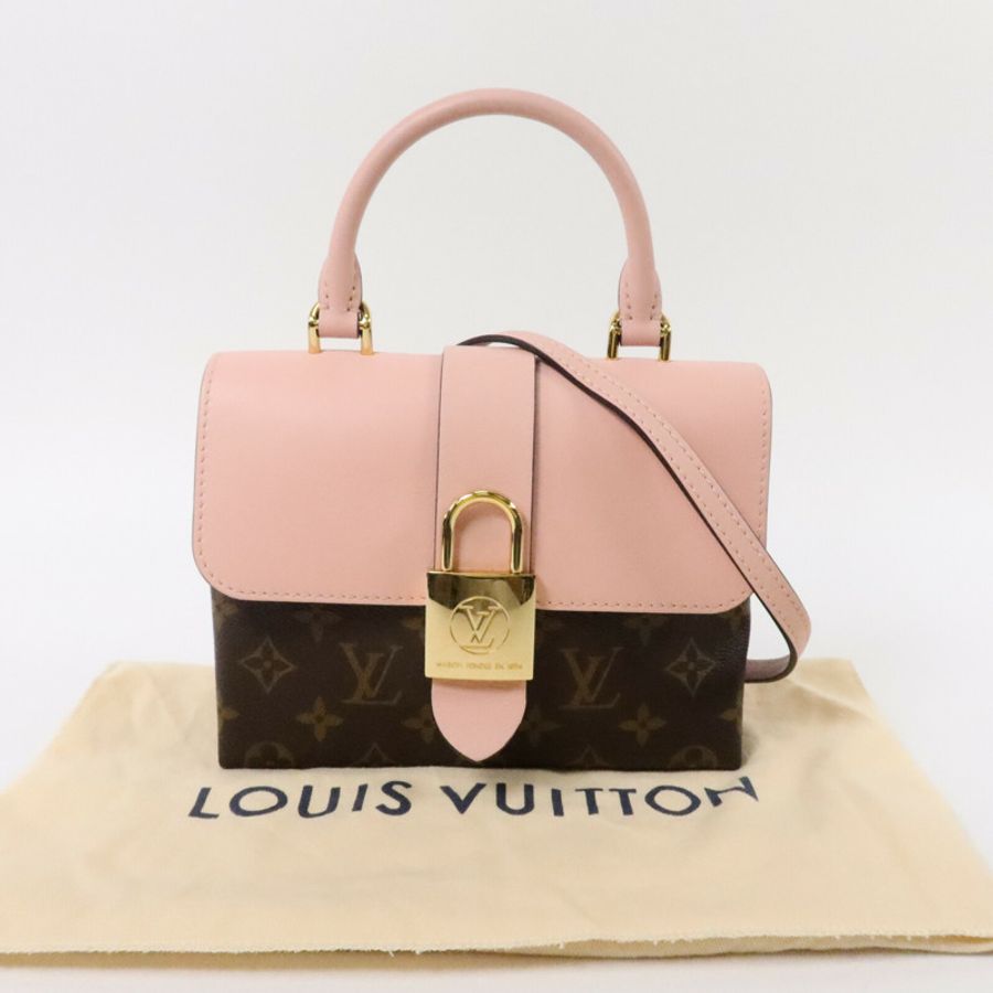 LOUIS VUITTON Monogram Locky BB手挽肩背兩用袋-8