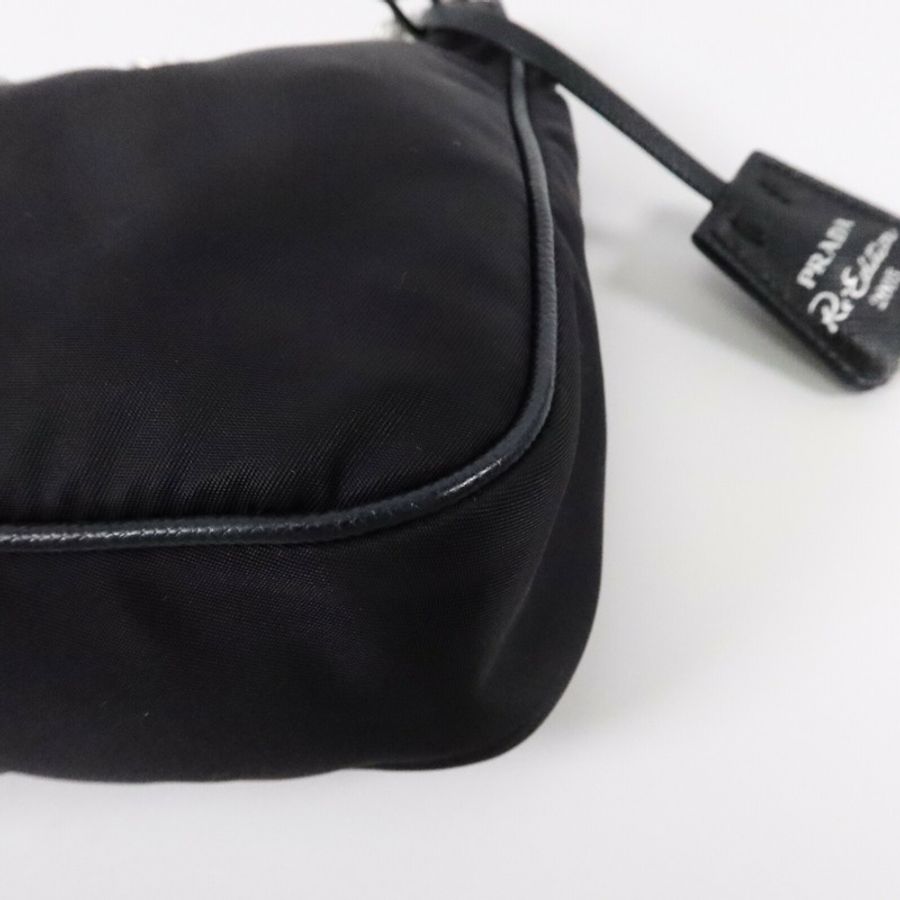 PRADA 尼龍Re-Edition 2005銀扣手挽肩背兩用袋-9