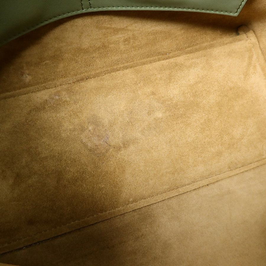 LOEWE 牛皮皮革Anagram Tote Bag手挽袋-12