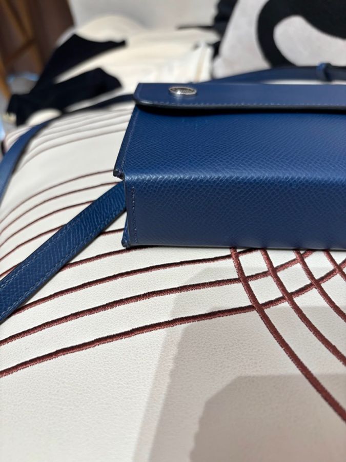Hermes Snap Wallet Pochette Stamp K-6