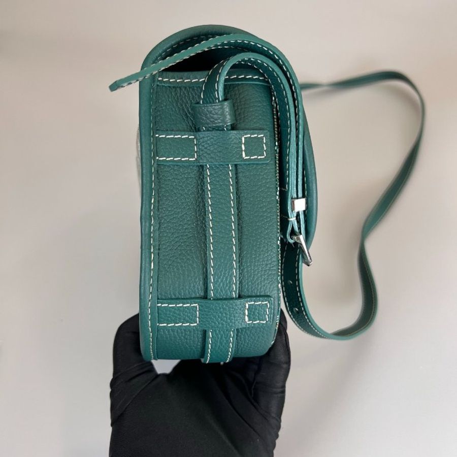 GOYARD 020246 綠老花 Belvédère PM 郵差包-2