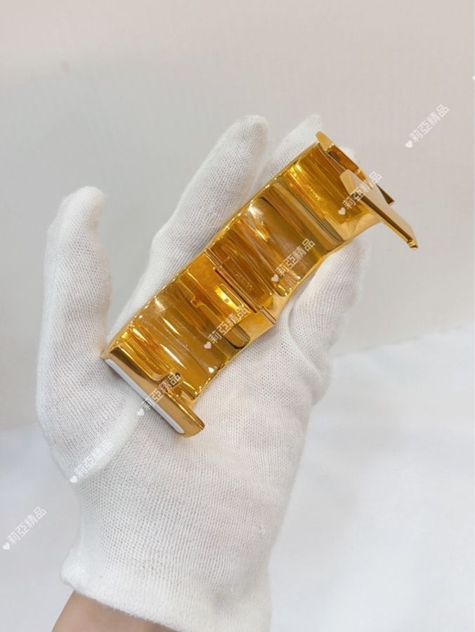 莉亞精品♡ Hermes 寬版H手環pm白金 二手美品-8