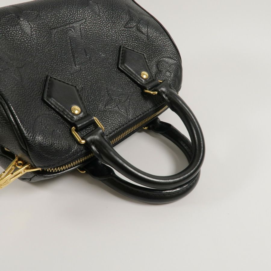 LOUIS VUITTON Monogram Empreinte Speedy Bandoulier 20鏈帶手挽肩背兩用袋-6