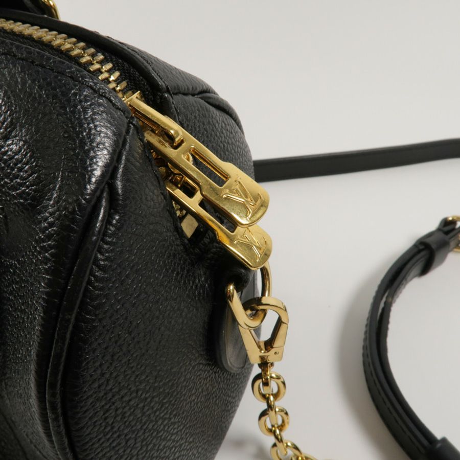 LOUIS VUITTON Monogram Empreinte Speedy Bandoulier 20鏈帶手挽肩背兩用袋-7