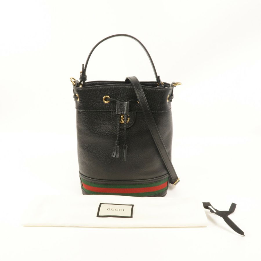 GUCCI 牛皮皮革Ophidia Bucket Bag手挽肩背兩用袋-9