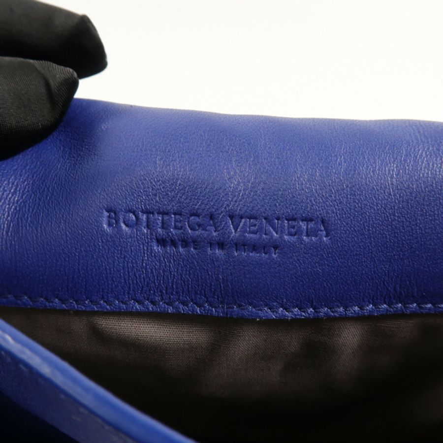 BOTTEGA VENETA 羊皮皮革New Tie Intrecciato Mini Saddle Bag鏈帶肩背袋-5