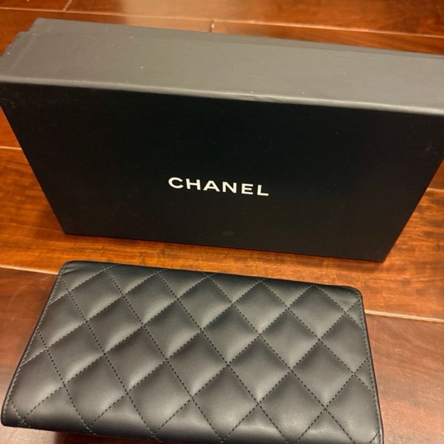 🌟 CHANEL Cambon 康朋系列經典菱格紋長夾 🌟-9