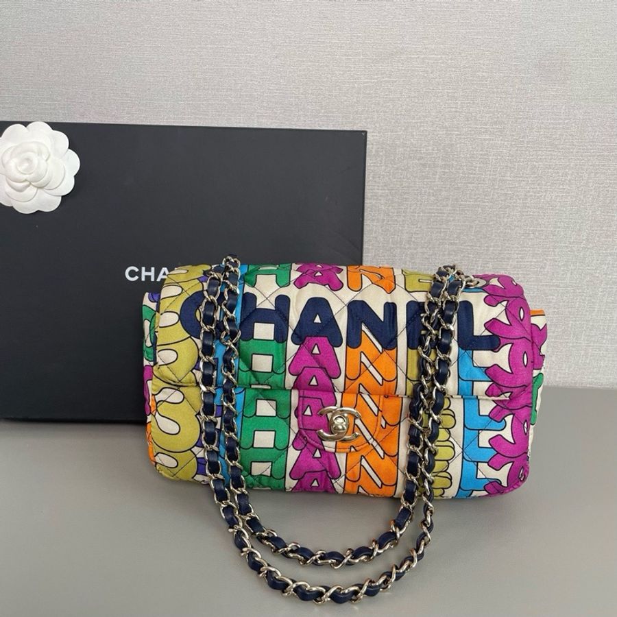 💎Chanel香奈兒|21K彩虹限量款CF|中號|98新芯片款-1