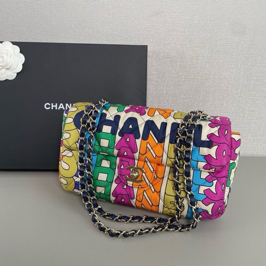 💎Chanel香奈兒|21K彩虹限量款CF|中號|98新芯片款-3