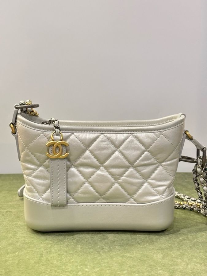 Chanel香奈兒流浪小號 銀色 98新-1