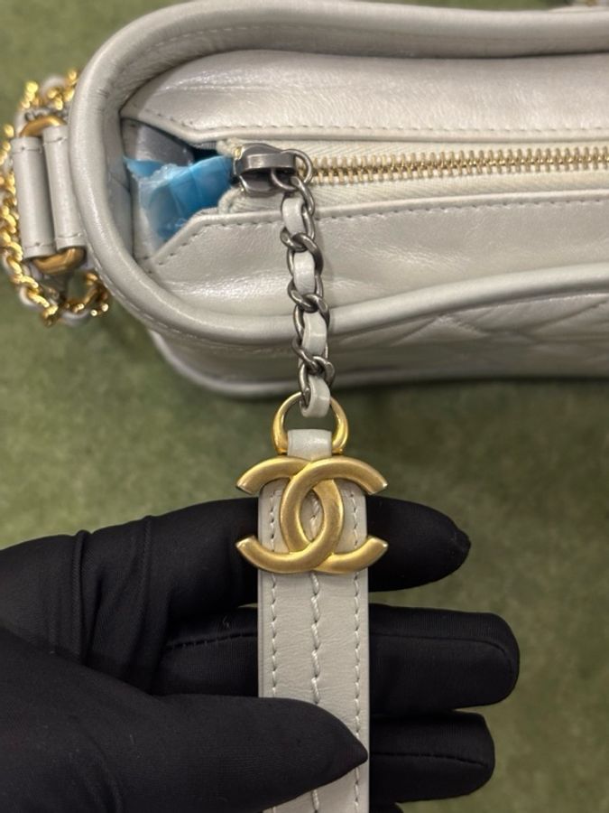 Chanel香奈兒流浪小號 銀色 98新-6