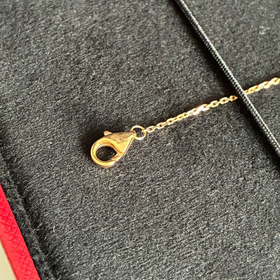 Cartier 18K迷你單鑽手鍊🎀-5