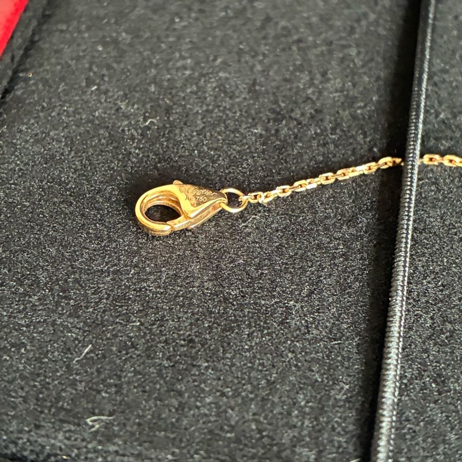 Cartier 18K迷你單鑽手鍊🎀-9