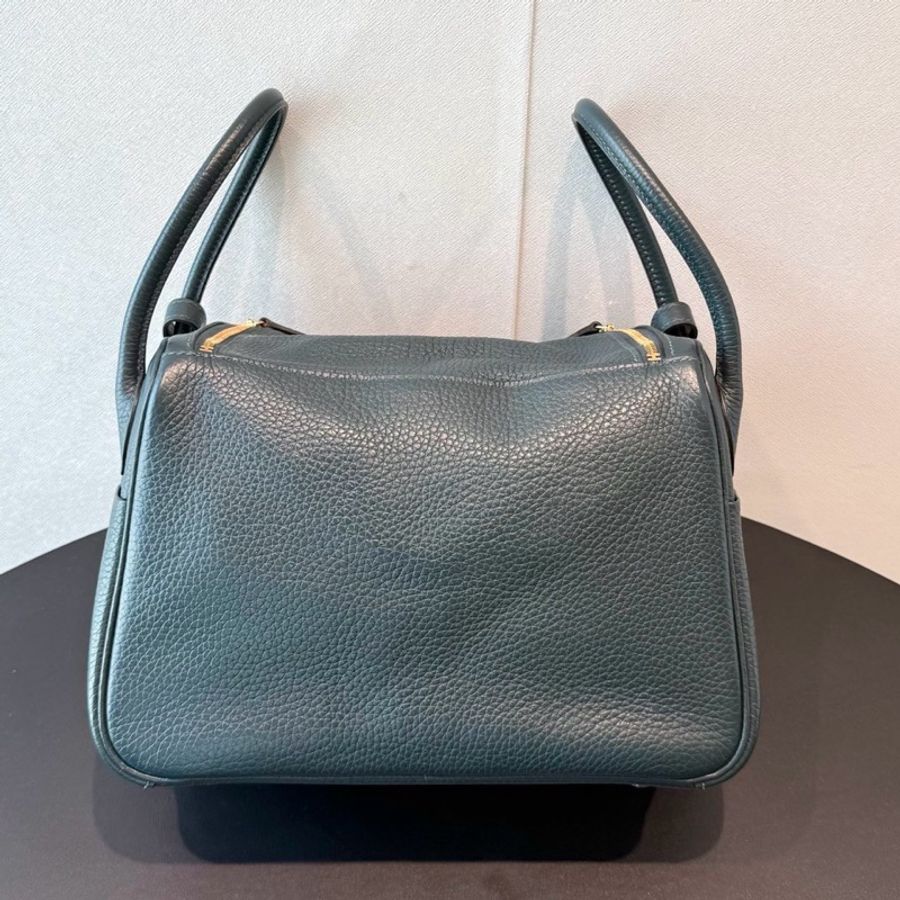 Hermes愛馬仕lindy26 松柏綠金扣,d刻-2