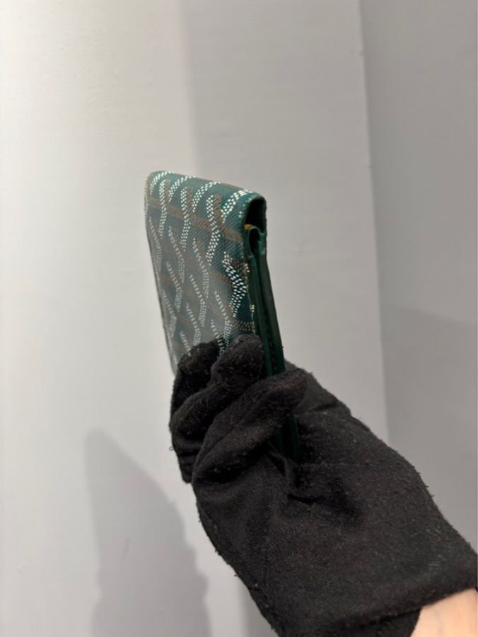 Goyard 綠色八卡短夾錢包 |Classic Trend CT精品|台北東區實體-4