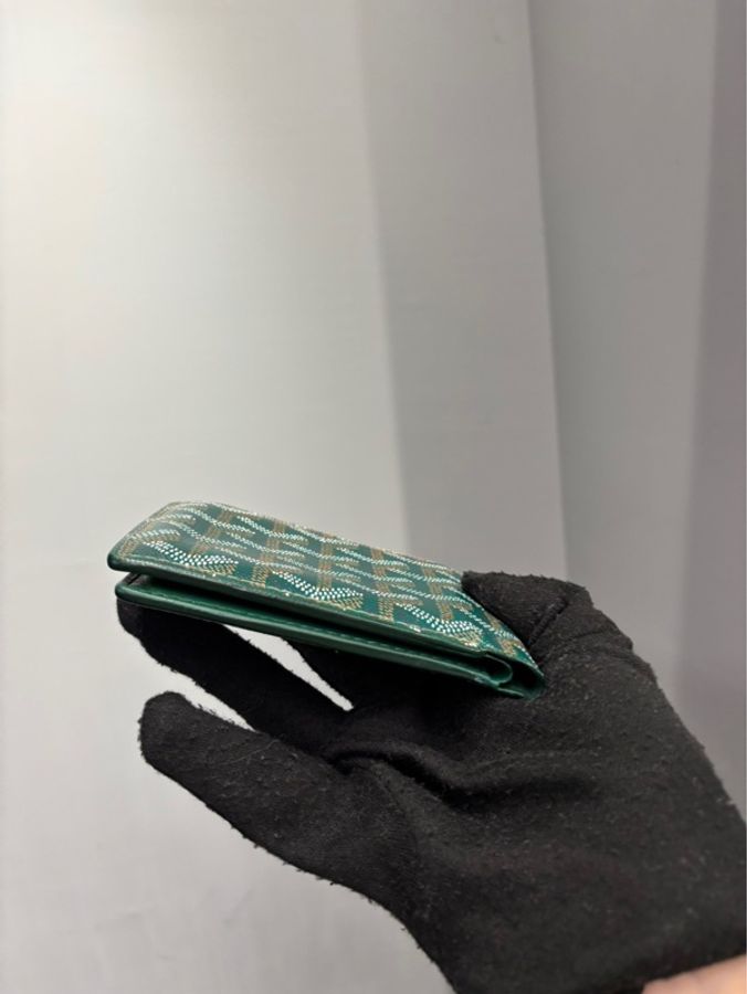 Goyard 綠色八卡短夾錢包 |Classic Trend CT精品|台北東區實體-6