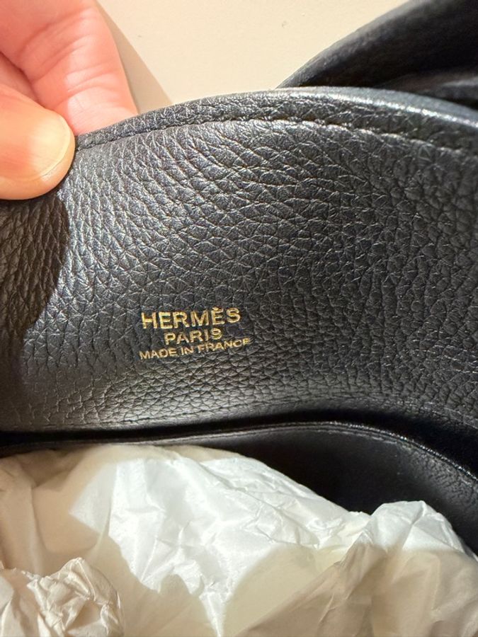 Hermes 絕版品 So Kelly 22黑色金釦 稀少的金釦-2