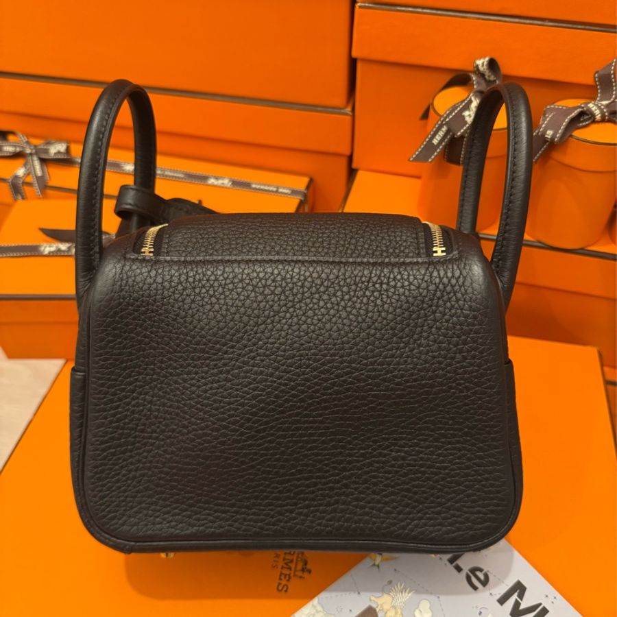 Hermes Mini Lindy 一代 黑金U刻 🖤 近全新 閒置沒有使用過-1