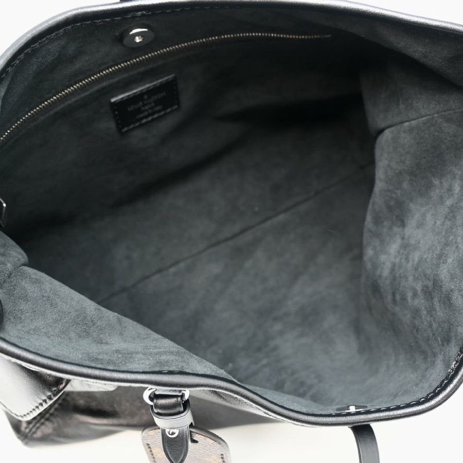 路易威登 Carryall Cargo Vibe PM 女士單肩包 M24861 黑色皮革-5
