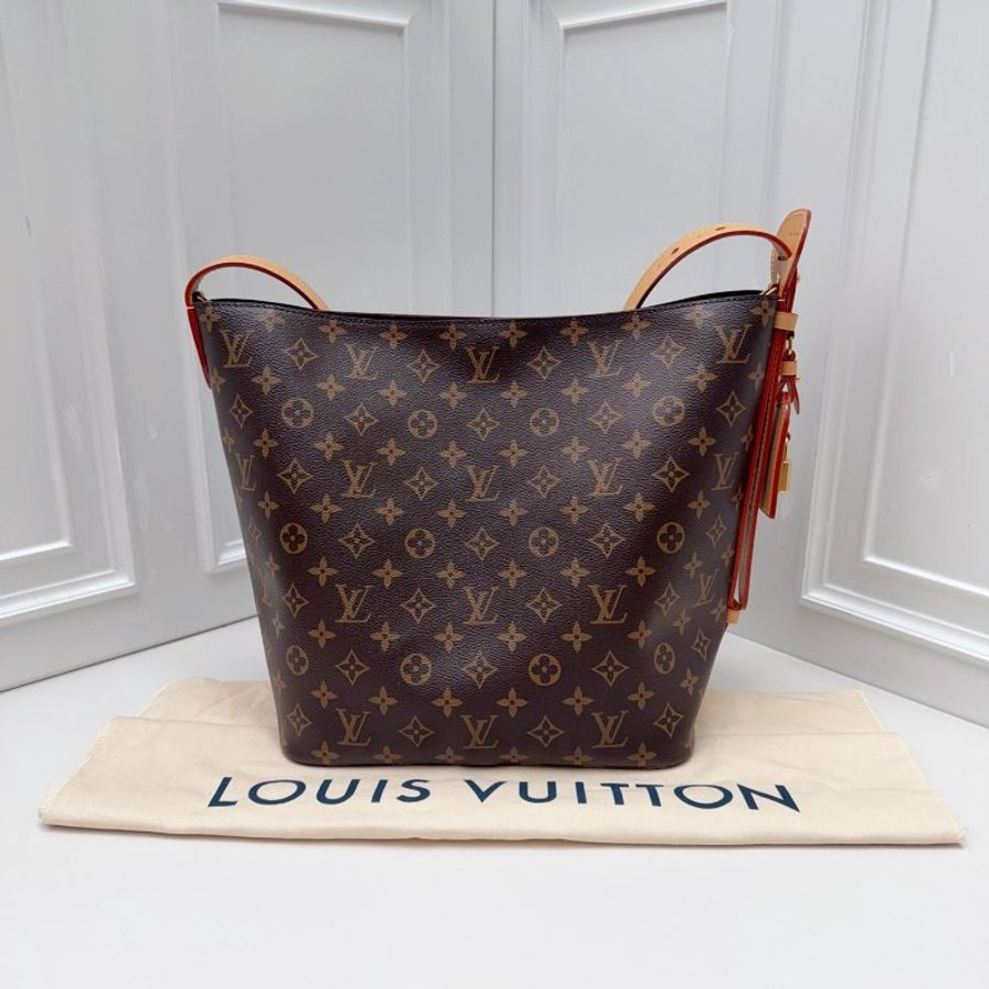 閒置新 路易威登/Louis Vuitton 老花All in BB大號 芯片款-1