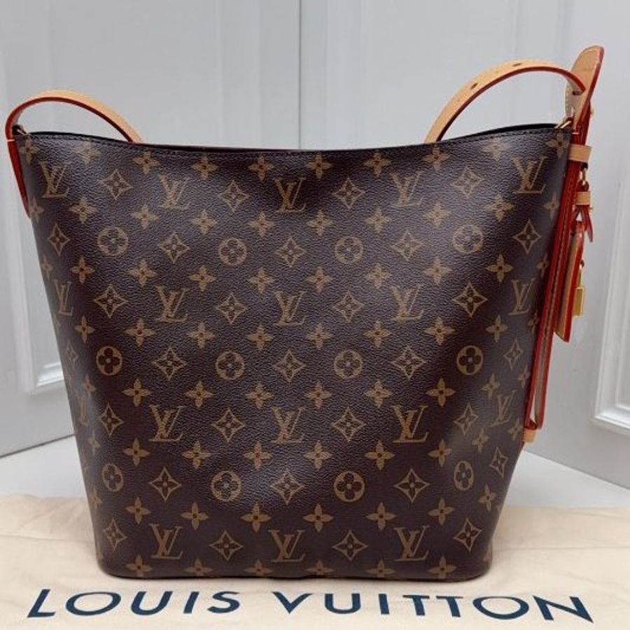 閒置新 路易威登/Louis Vuitton 老花All in BB大號 芯片款-6
