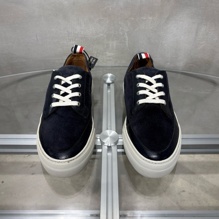 Thom browne/TB 板鞋 藏藍麂皮 尺碼/UK9 43碼-1
